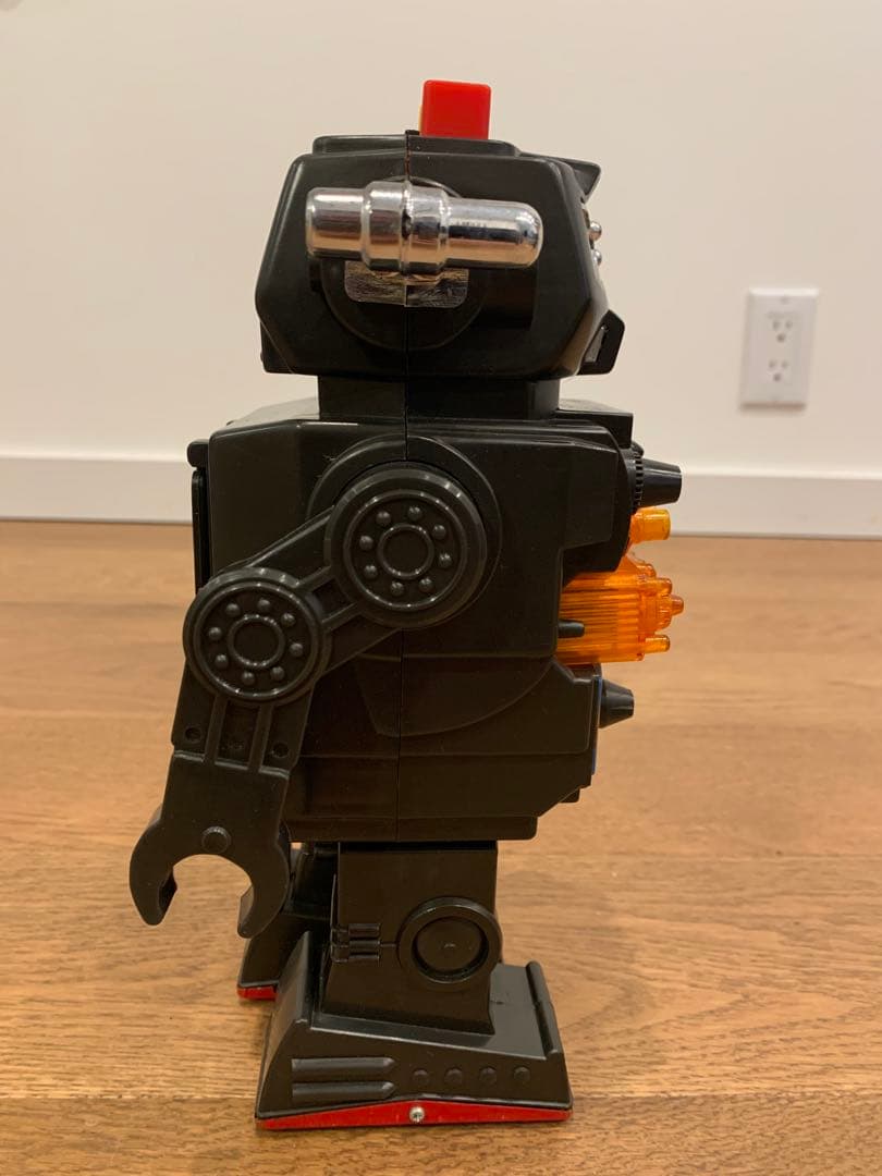 昭和レトロ 堀川玩具 コスミックファイター ブリキ ロボット 箱付 ジャンク