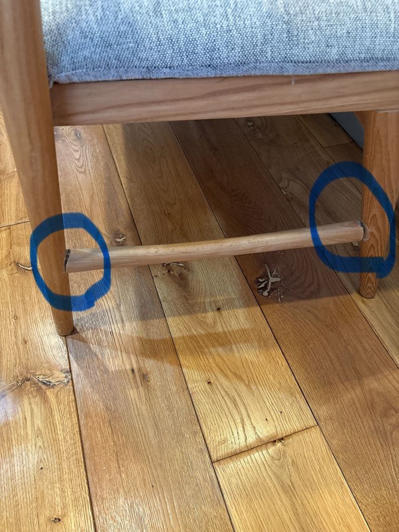 unico SIGNE ダイニングテーブルセット　 スクスクチェア2脚付き