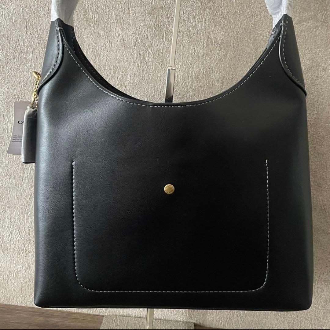 【最終値下げ】COACH ブルックリン28 ブラックレザー ハンドバッグ