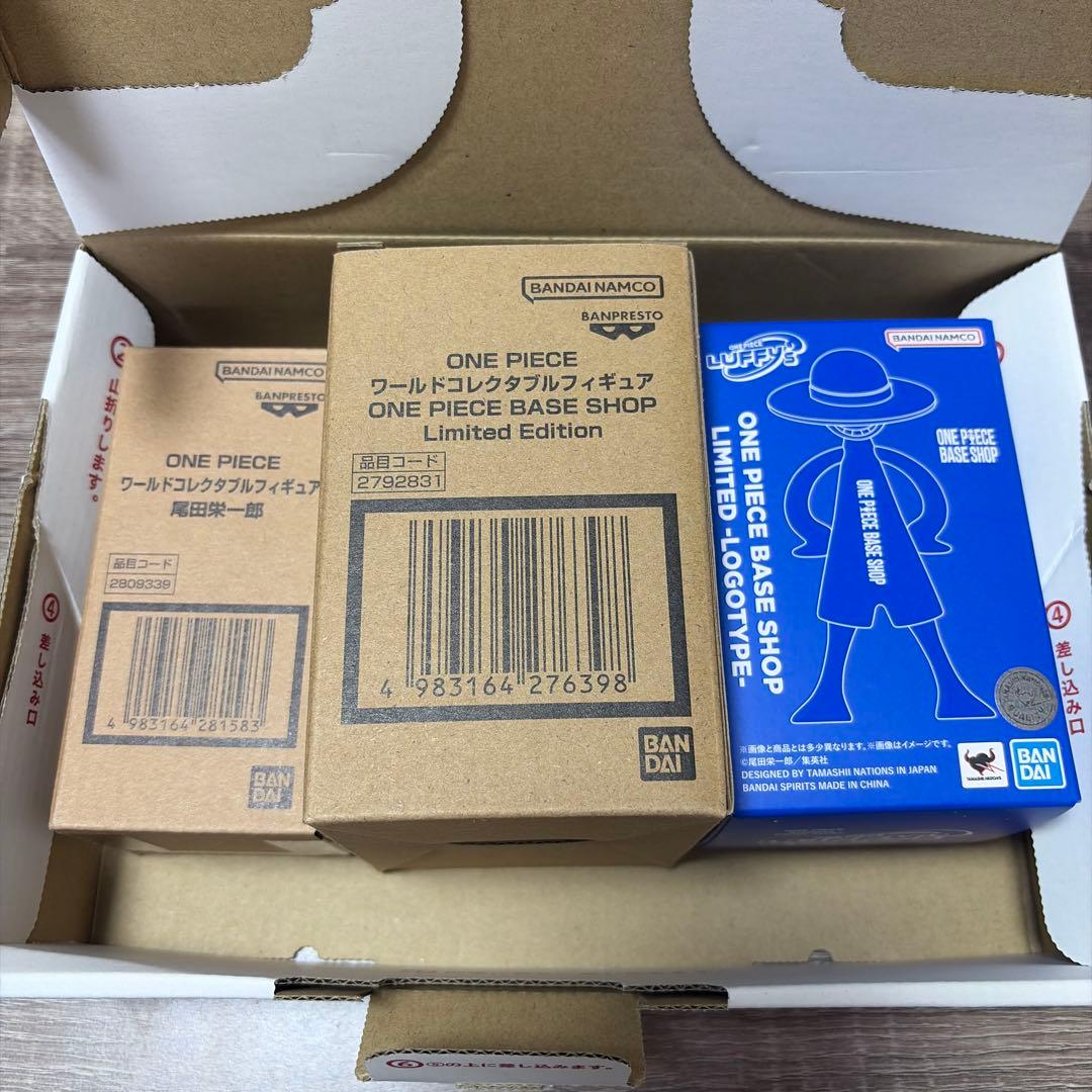 【新品】ONE PIECE BASE SHOPワーコレ尾田先生&ルフィ＋ルフィズ