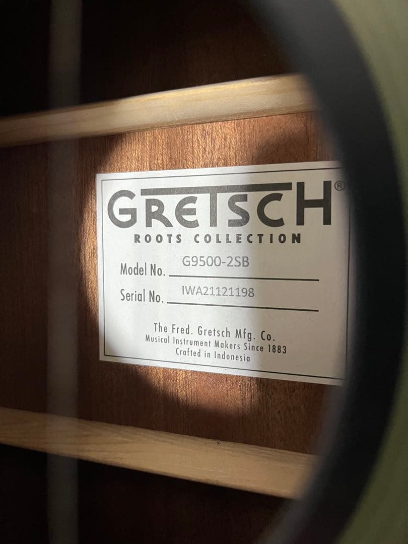 Gretch Jim Dandy アコースティックギター　G9500-2SB