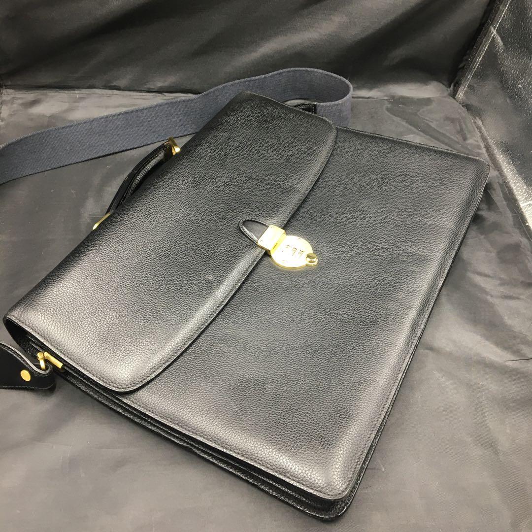 バリー BALLY ビジネスバッグ ブリーフケース レザー ダイヤルキー 中古品