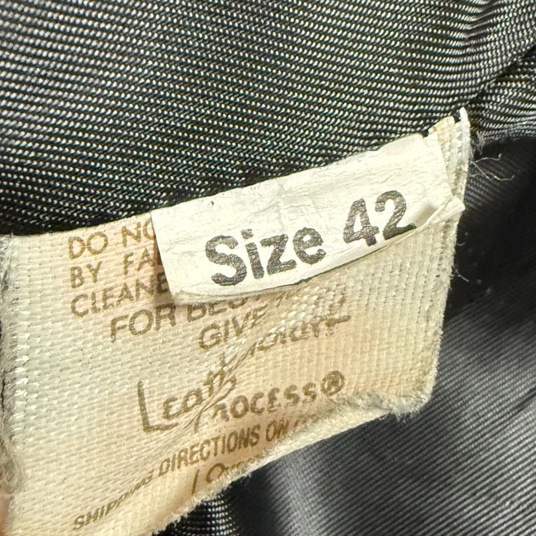 激レア 米国製42⭐️Schott ショット 642 シングルライダース レザー