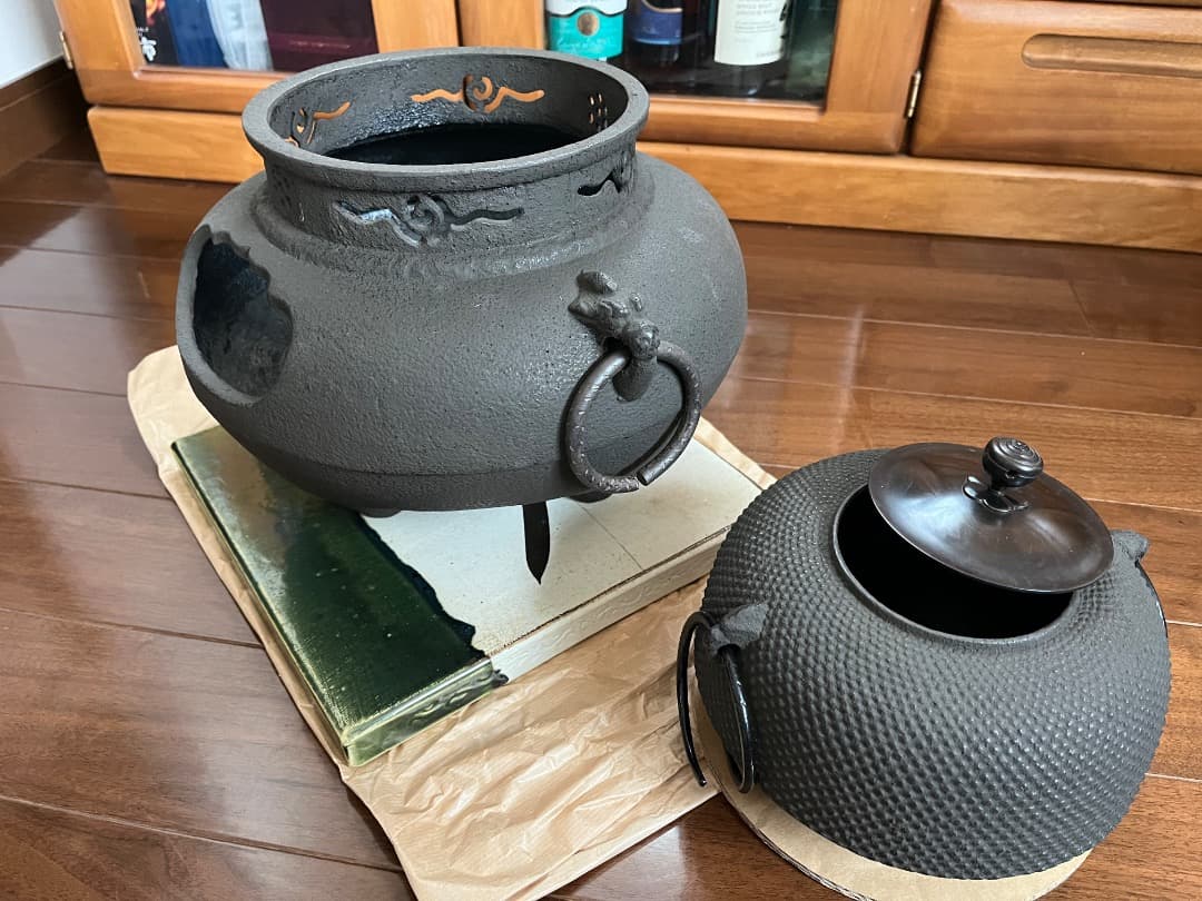 茶道　風炉釜