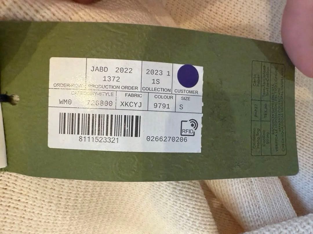 アキレス　GUCCI アイボリー ダブルブレストジャケット