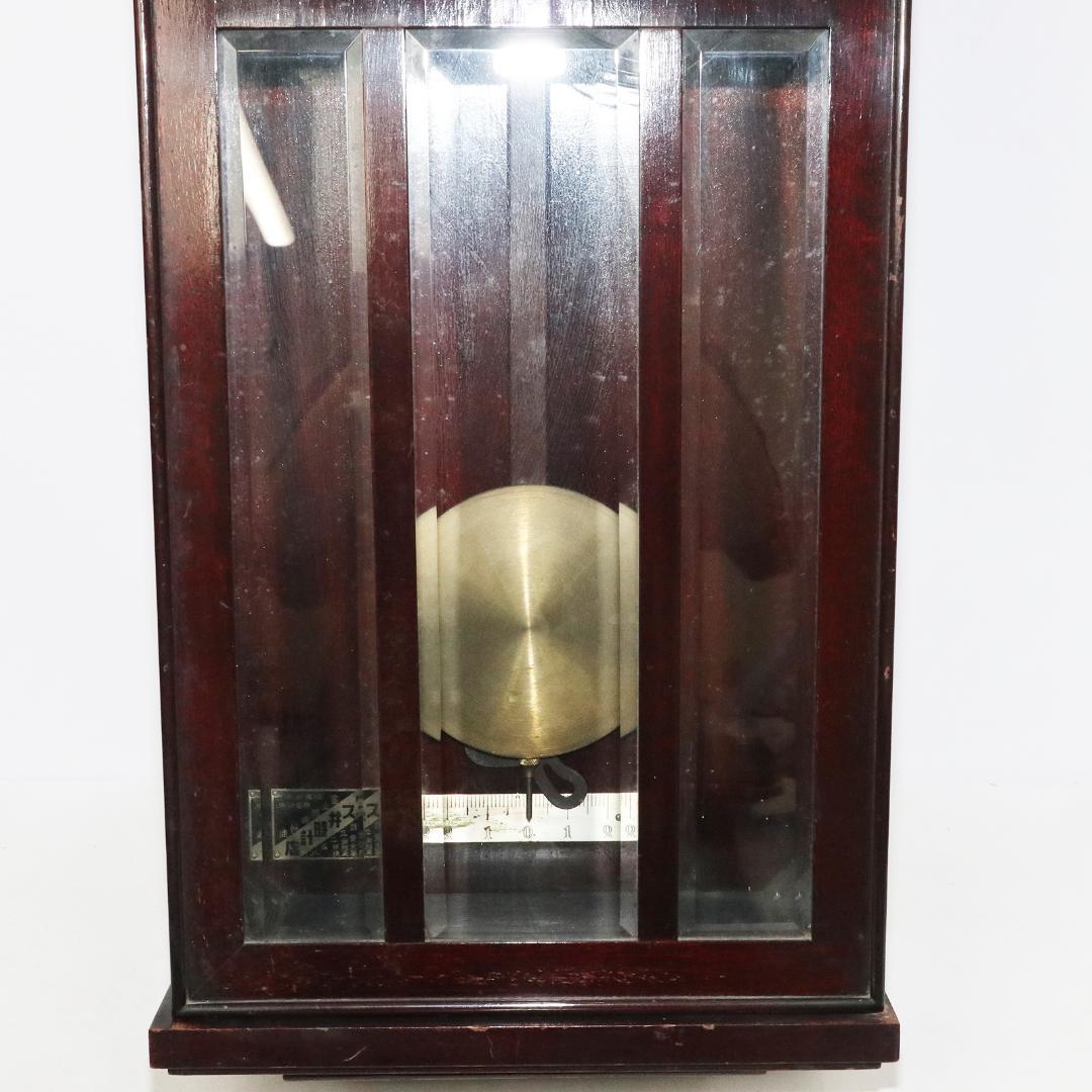 精工舎 ゼンマイ式 柱時計 古時計 振り子時計 ボンボン時計 機械式