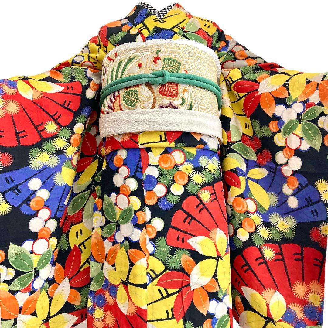 ★Ruuu★アンティーク　女の子　子供着物　七五三　NO5