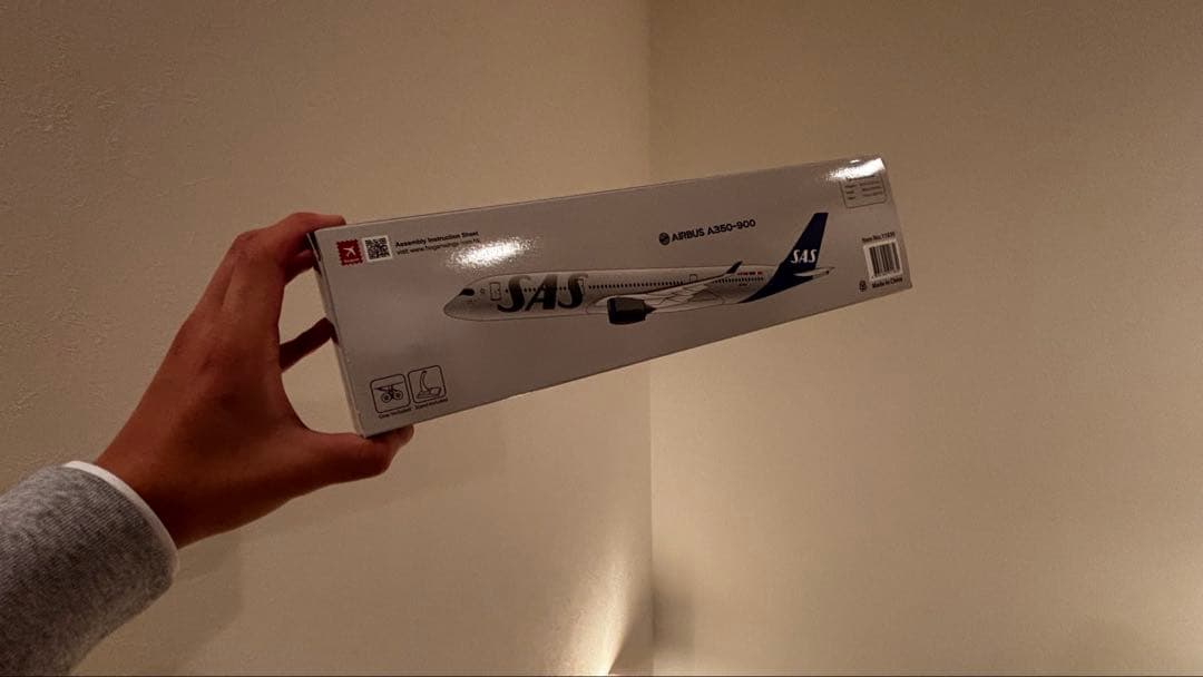 hogan A350 Scandinavian Airlines 飛行機模型美品