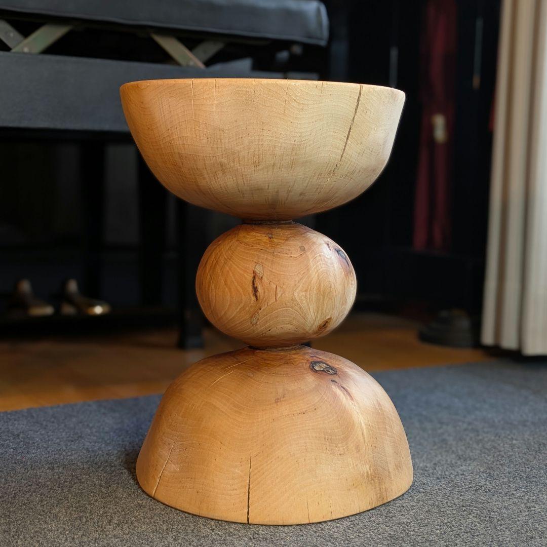 水目桜　天然木　切り株　丸太　椅子　スツール　高さ約35㎝