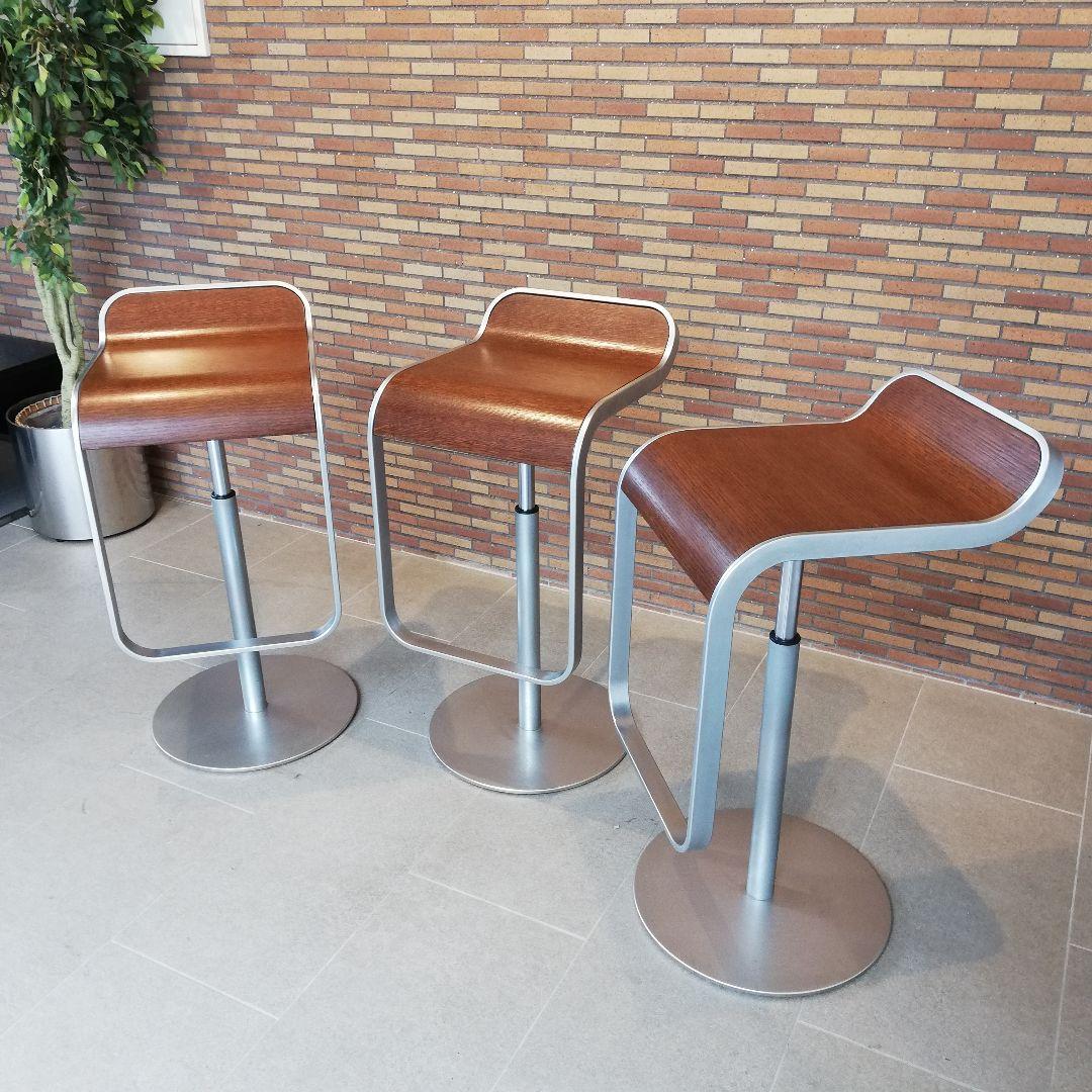 三分割のAΦ【3脚セット】lapalma LEM ハイスツール カウンターチェア