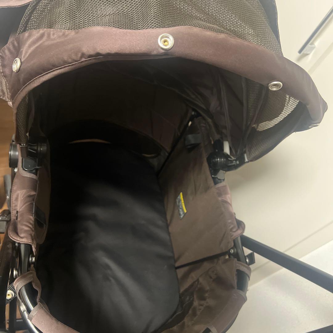 【ほぼ未使用】 コムペット ミリクラン ペットカート／ペットバギー マナブラウン