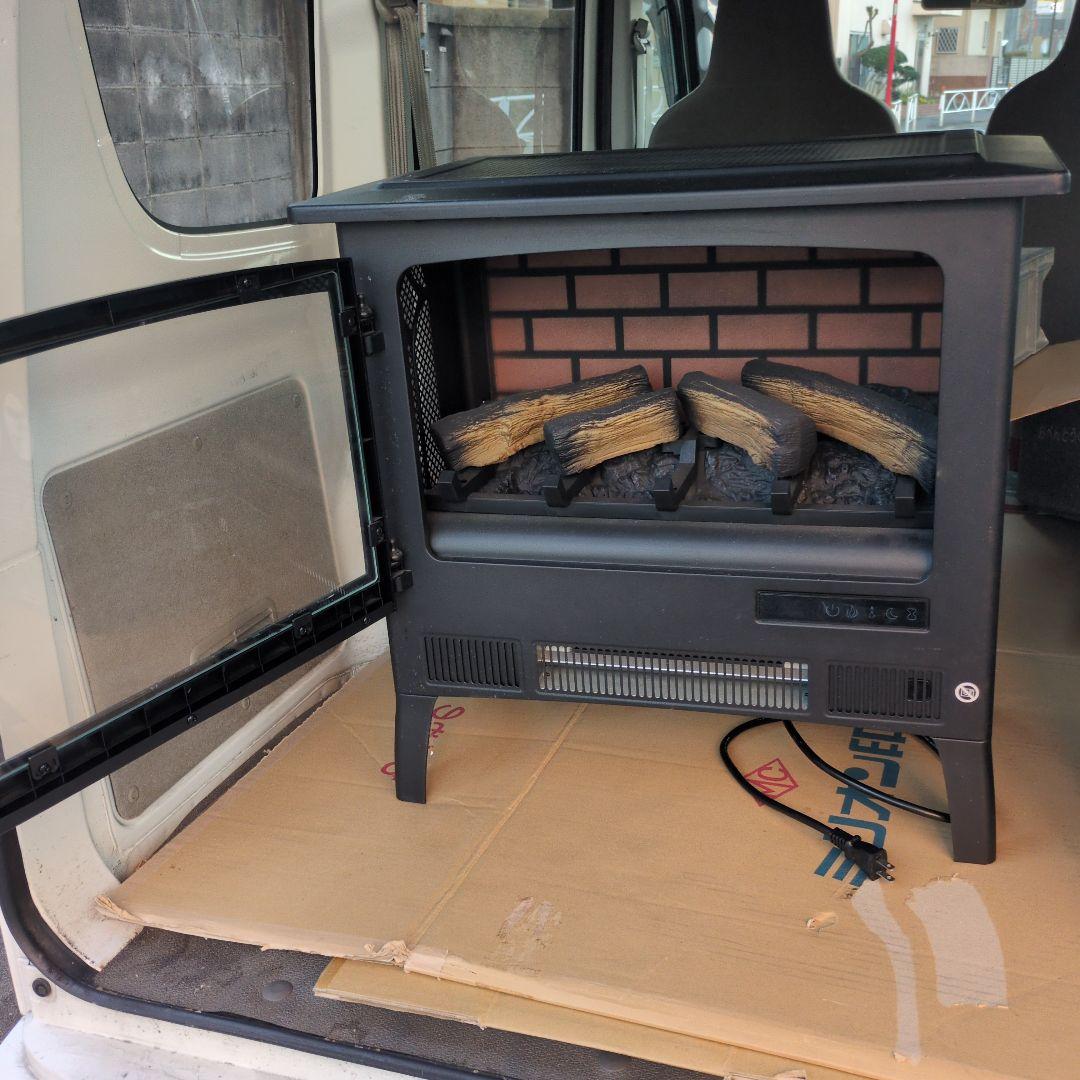 QVCジャパン 暖炉型　ファンヒーター　電気ストーブ CFI-5018-01