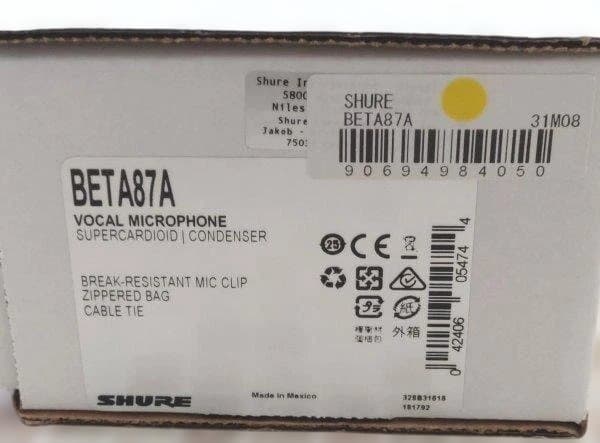 極上美品　★SHURE BETA 87A コンデンサーマイク★ 付属多数