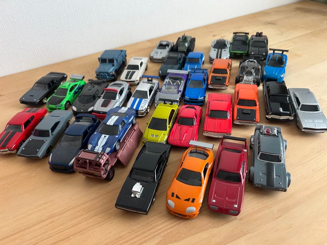 1/55 スケール ワイルドスピードシリーズ　ミニカー34台セット