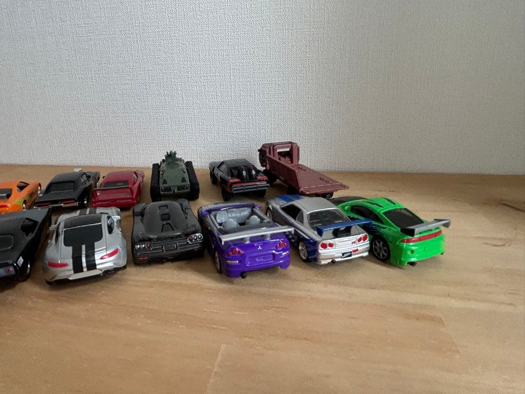 1/55 スケール ワイルドスピードシリーズ　ミニカー34台セット