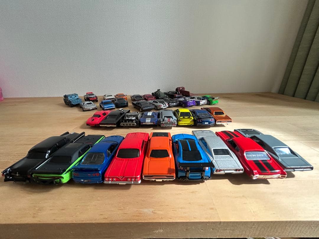 1/55 スケール ワイルドスピードシリーズ　ミニカー34台セット