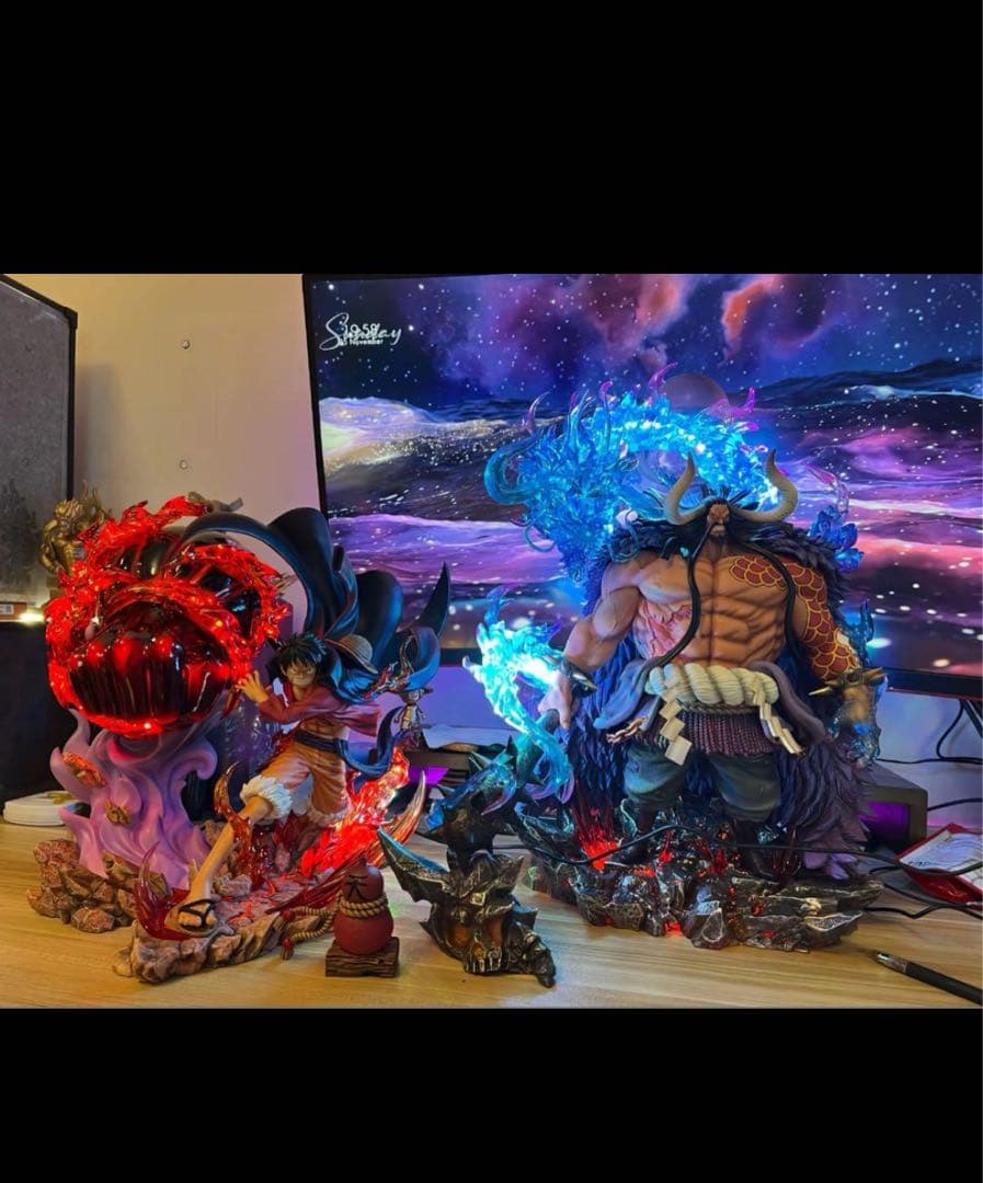 ワンピース 百獣海賊団カイドウ フィギュア ガレージキット 塗装済み品