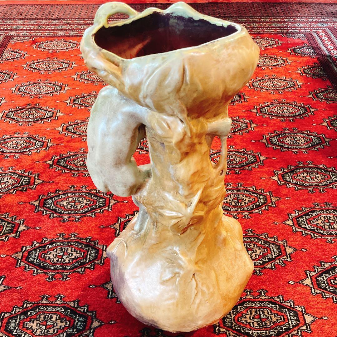 アーネスト・ブシエール　アール・ヌーヴォー　陶芸　美術品　アンティーク