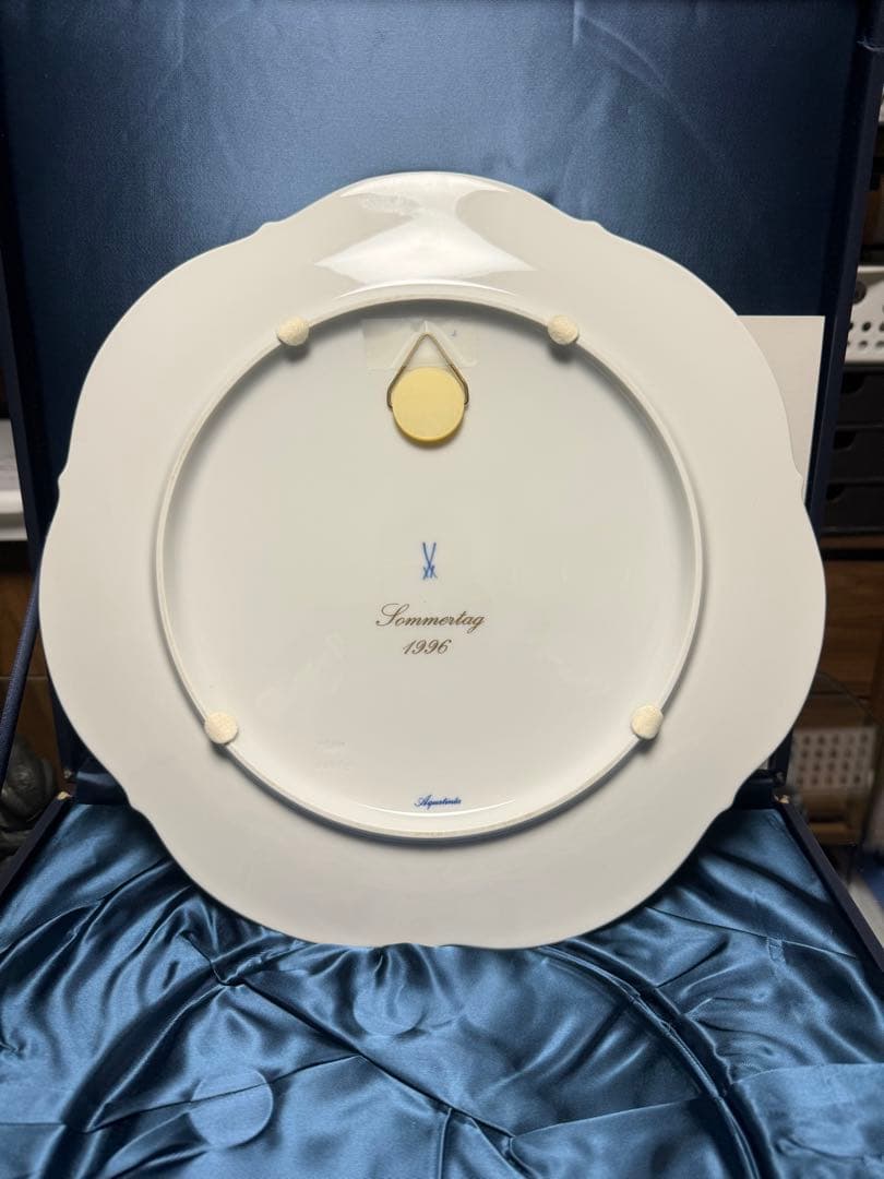 マイセン MEISSEN 1996 イヤープレート 夏の情景 31cm 箱付