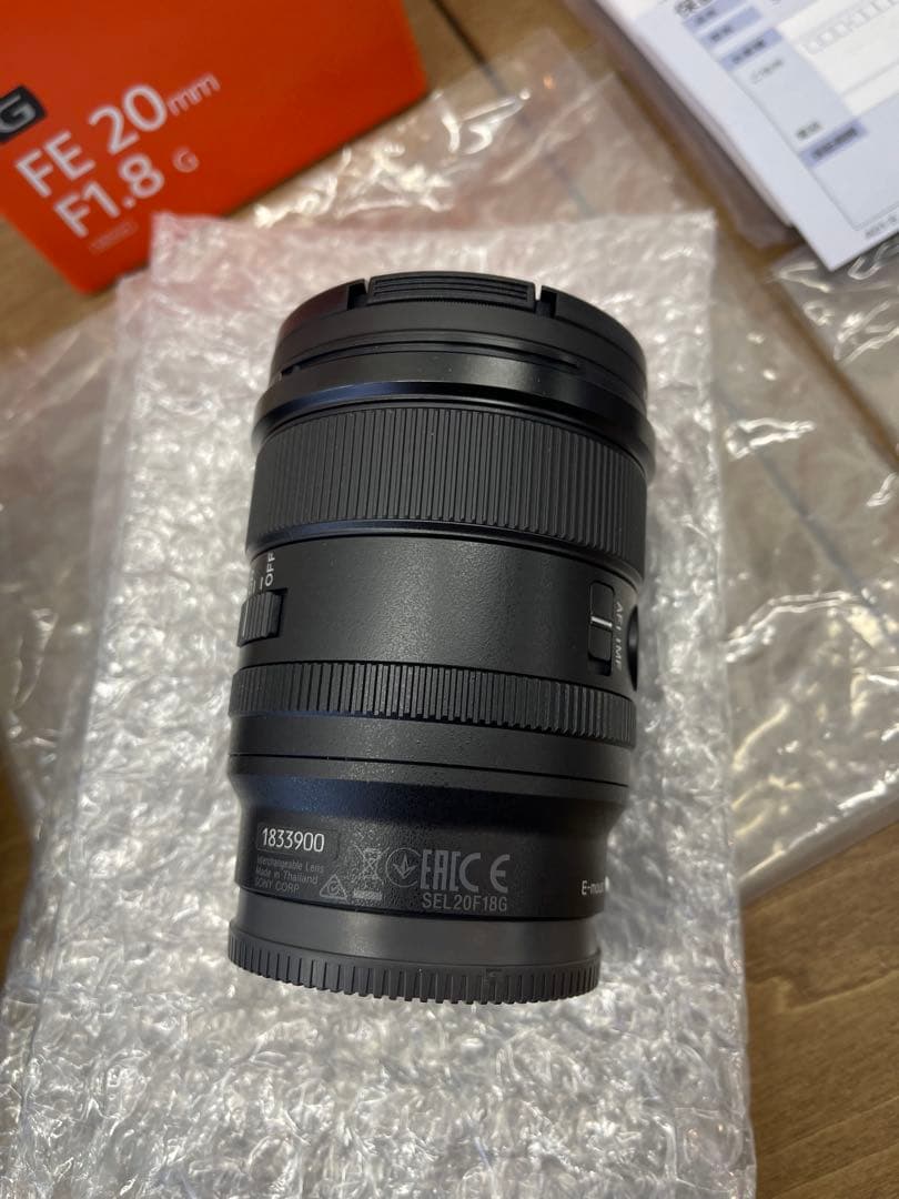 ジュライ【ほぼ新品】SONY a F1.8 G SEL 20F18G