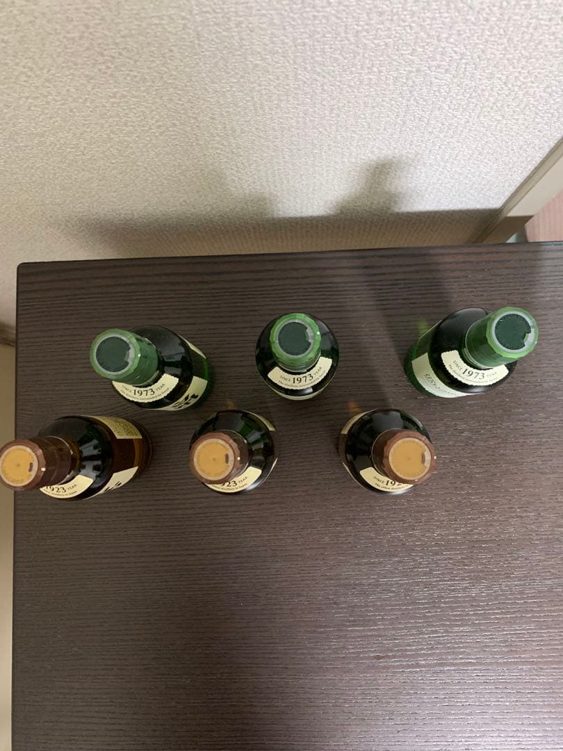 【新品・未開封】山崎、白州 ウイスキー ミニボトル（180ml）6本セット