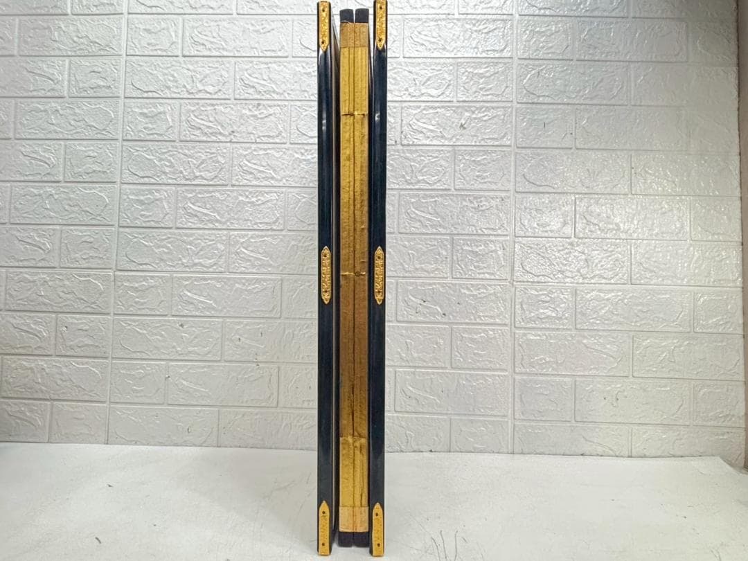 11-11-1 屏風 びょうぶ 牡丹 ぼたん 松風 金 折り畳み 和風 アート