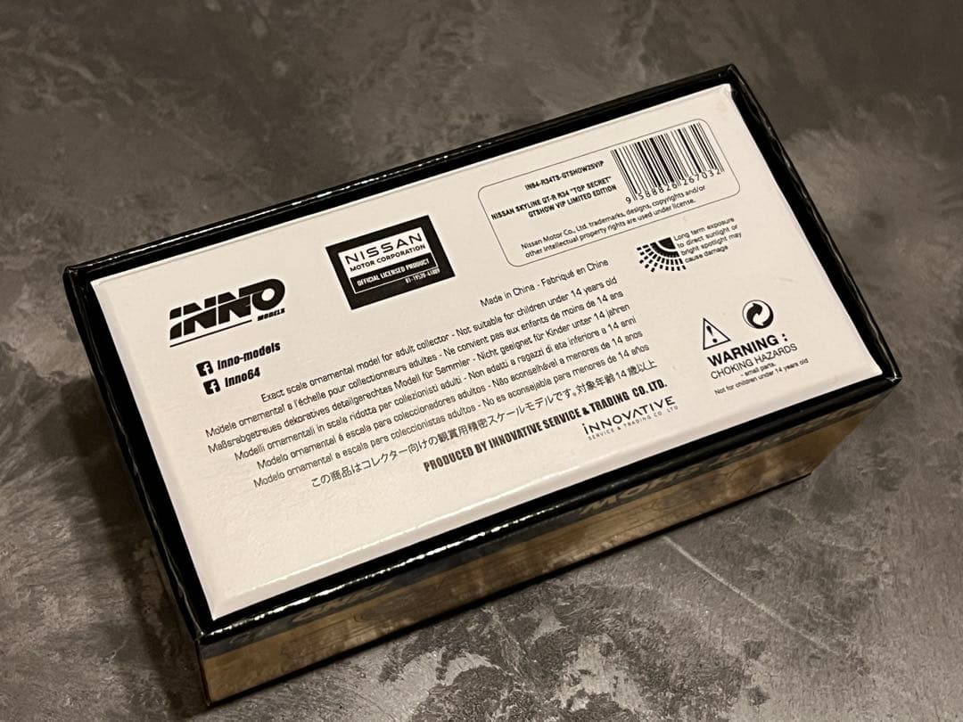 INNO 64 TOP SECRET 限定品　ゴールド　R34 トップシクレット