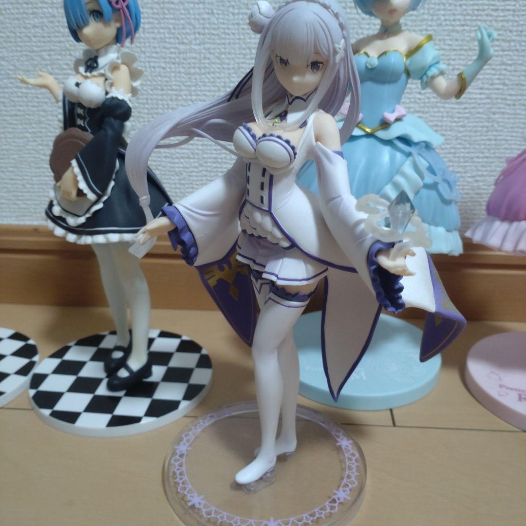 Re:ゼロから始める異世界生活B賞　エミリア　フィギュア　プライズレム　ラム