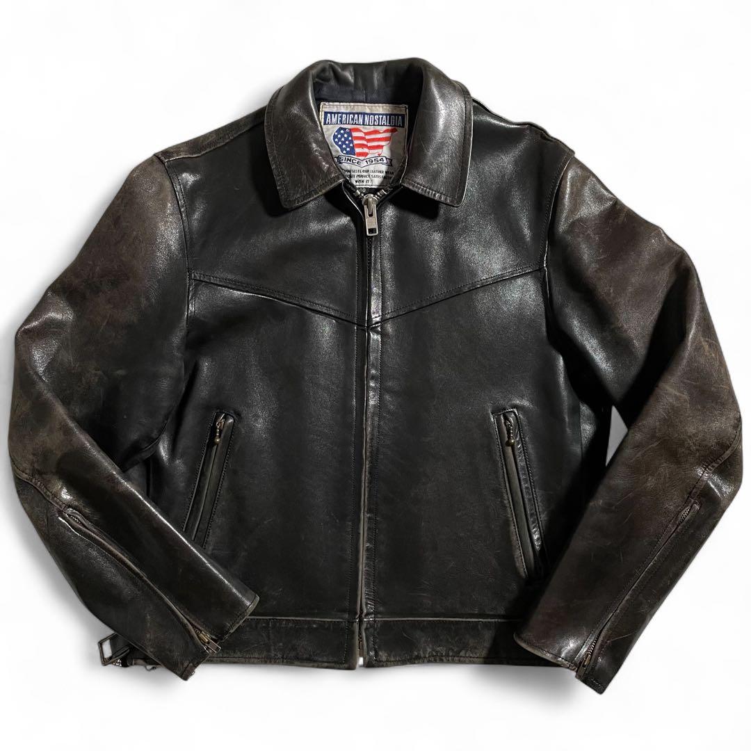 USA製 アメリカンノスタルジア レザージャケット ホースハイド 馬革