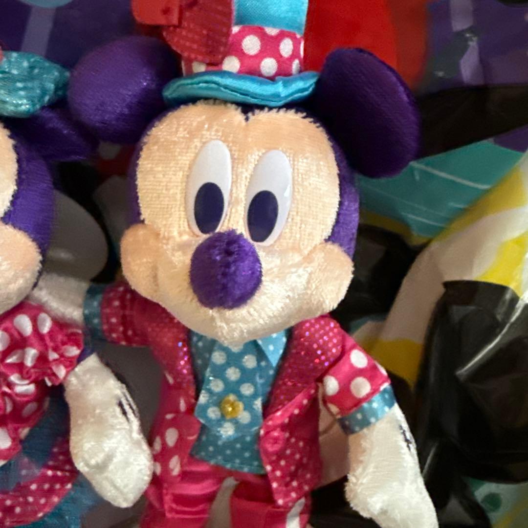 ミニーファンダーランドミキミニぬいぐるみバッチセット