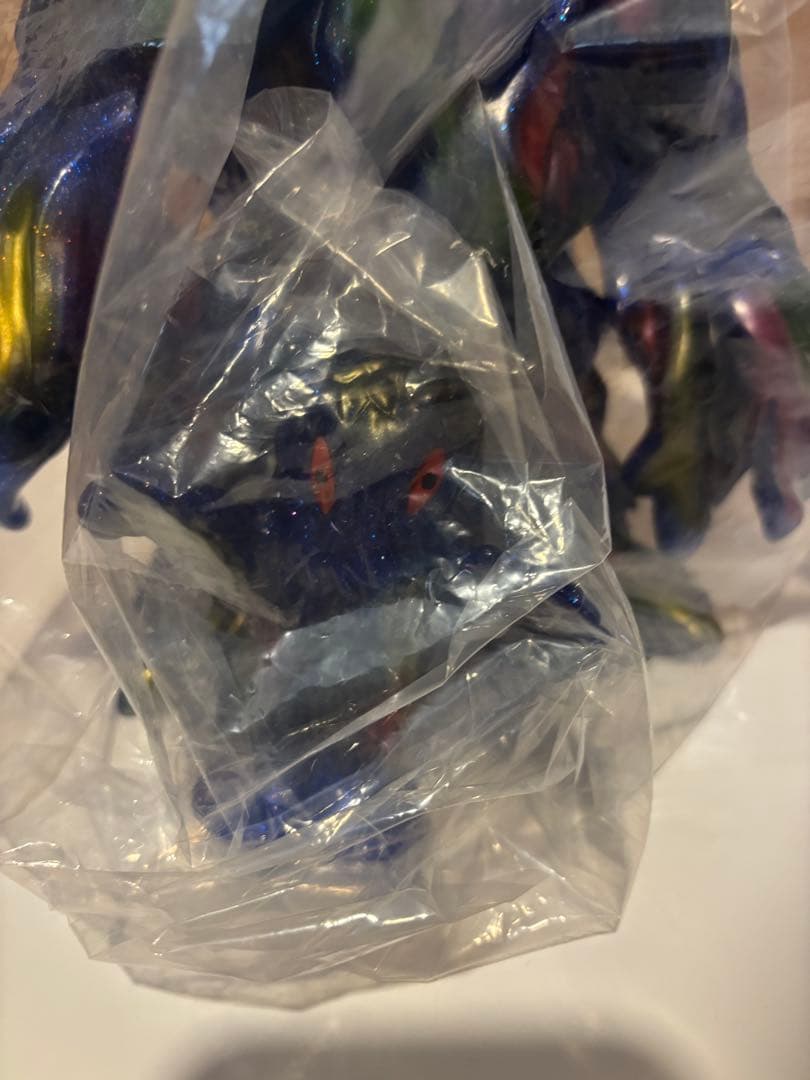 マーミット　ジャイアントヘドラ　クリアブルーラメ指人形ヘドラつき　Hedorah