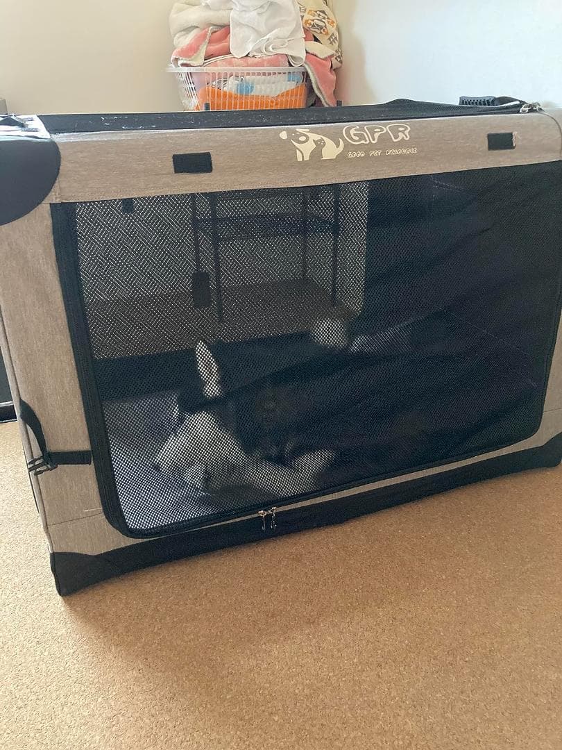 ケージ カバー取り外せる ペットキャリー ペットハウス 4面メッシュ