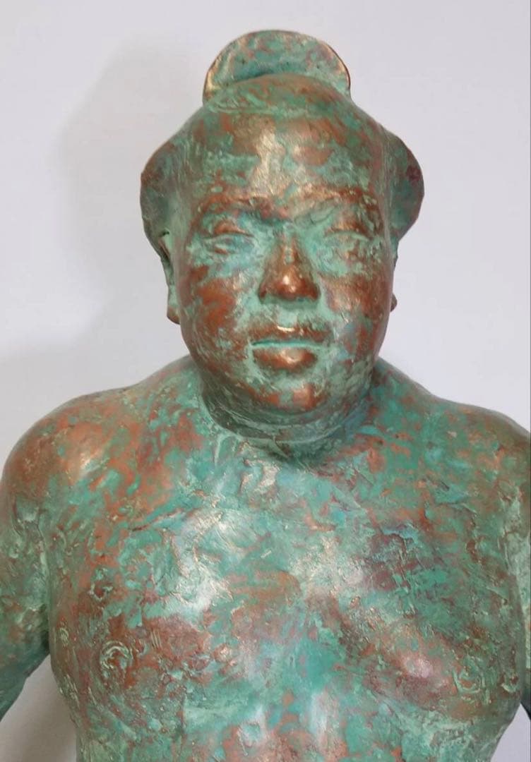 非売品◾️千代の富士銅像✨ブロンズ彫刻　相撲　横綱　九重部屋　親方　力士　希少