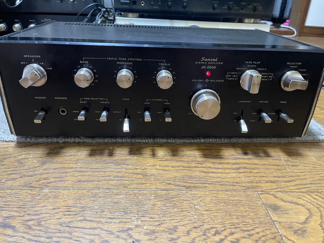 【動作品】SANSUIプリメインアンプ AU-6600