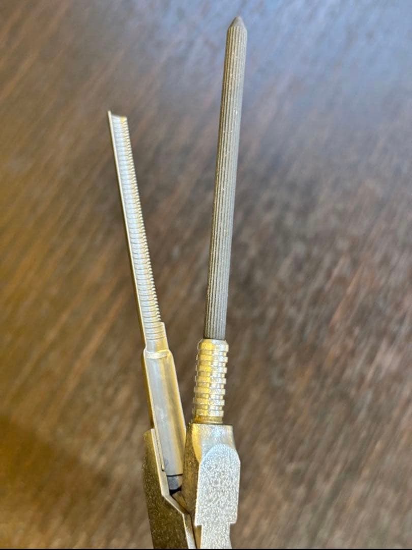 未使用品　HAKKO HI-MIC 5角　4ミリ丸アイロン　/レンツアイロン