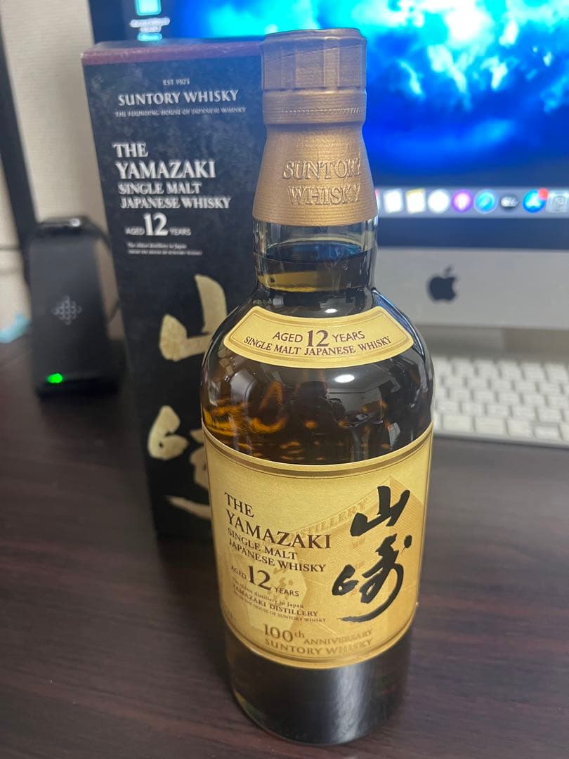山﨑12年ウィスキー100周年　箱付き