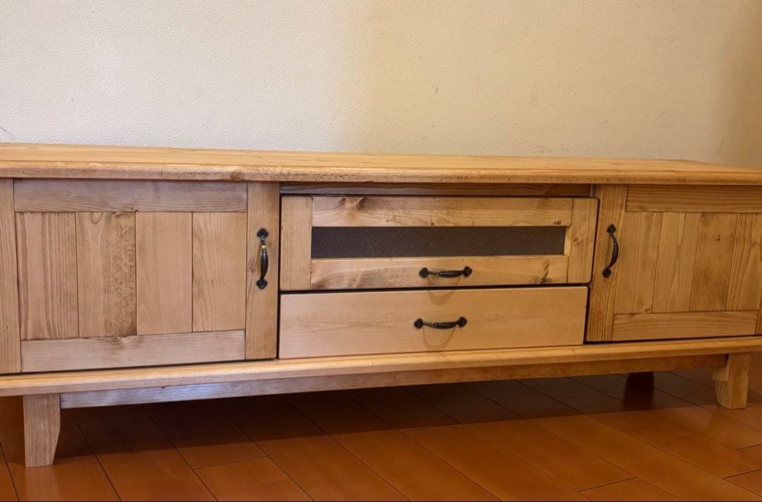 【ポメ子様ご予約品】テレビ台 AVボード パイン無垢材 120cm ハンドメイド