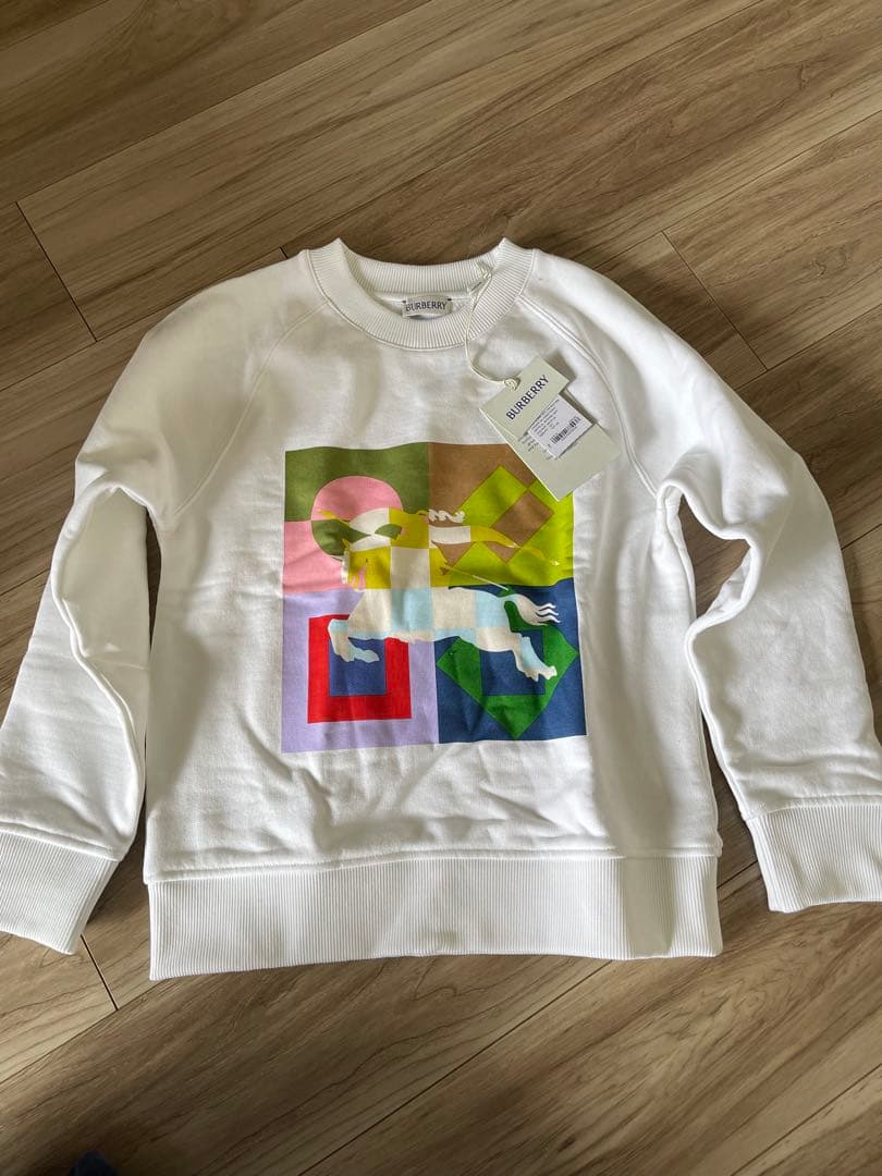 BURBERRY カラフル馬グラフィック トレーナー 140