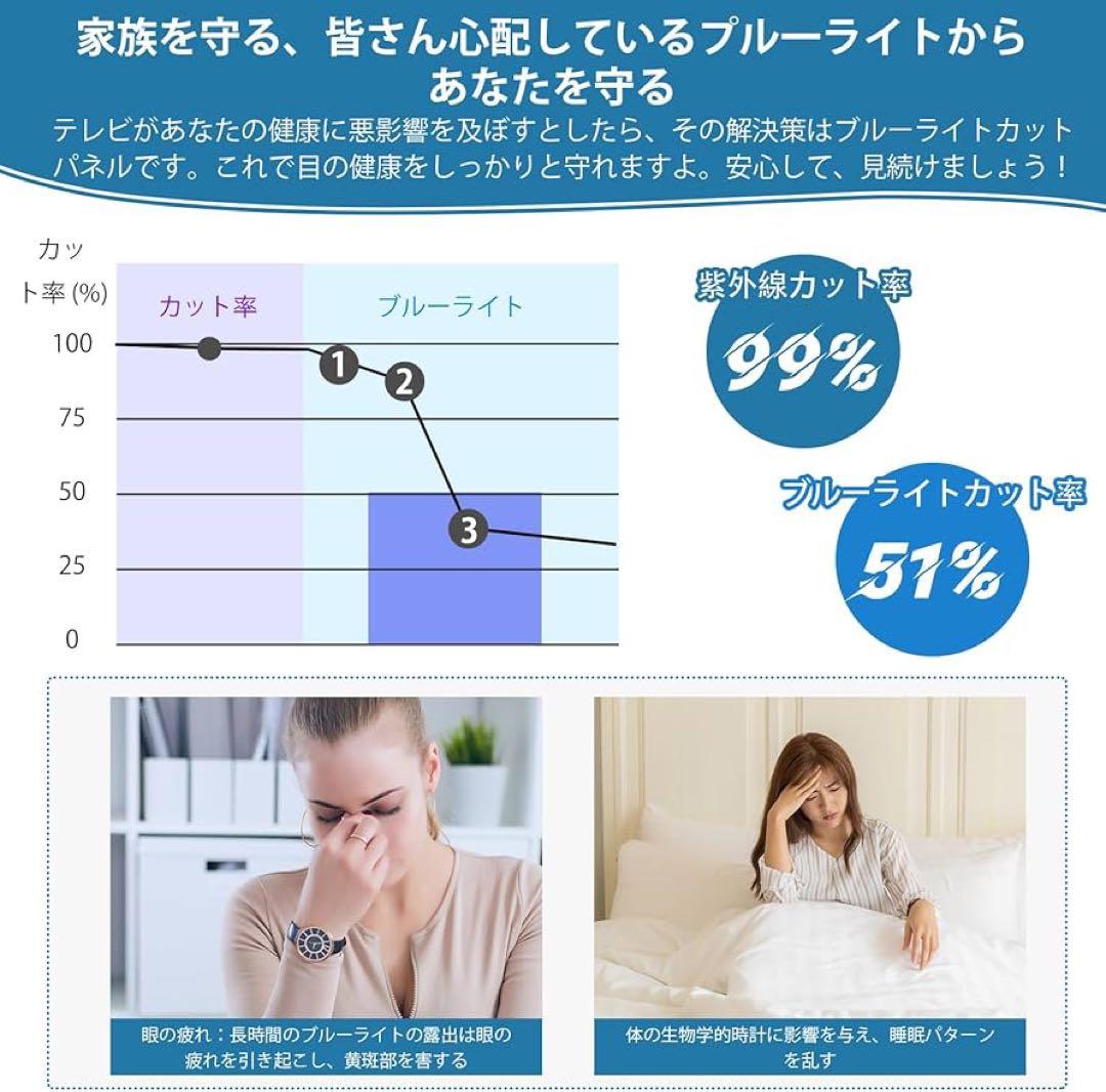 液晶テレビ保護パネル 55インチ アクリル製 液晶TV保護プロテクター