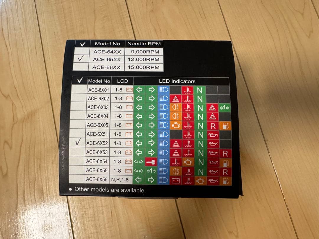 acewell メーター汎用　ACE6XXXシリーズ　エースウェル