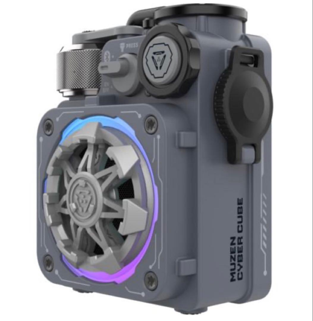 超お得！未開封！MUZEN CYBERCUBE Premiumスピーカー グレー