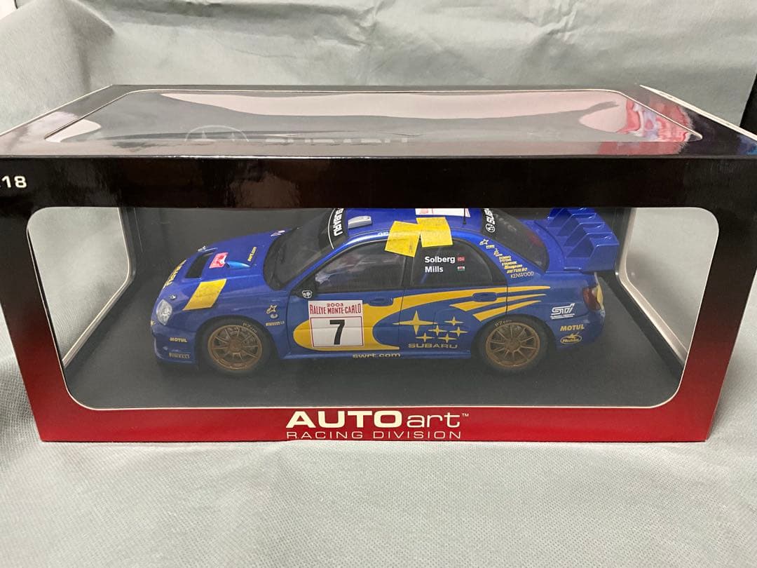 1/18　Autoart スバル インプレッサ　WRC　#7　オートアート