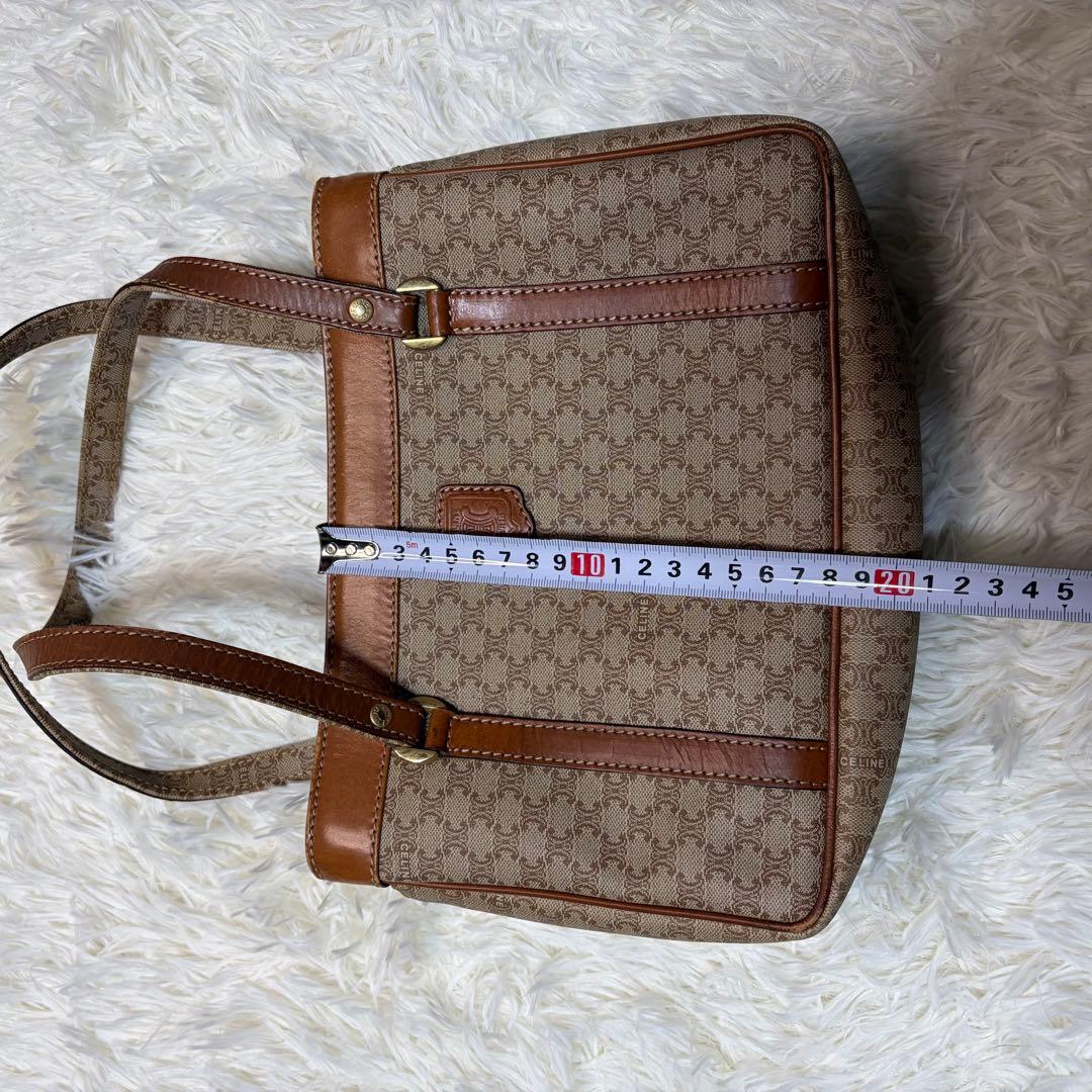 は*な様 美品✨ OLD CELINE セリーヌ マカダム ハンドバッグ レザー