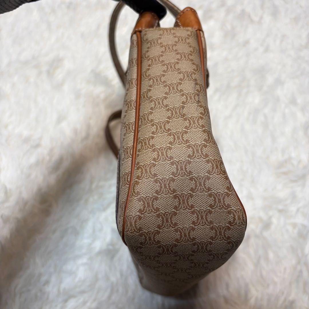 は*な様 美品✨ OLD CELINE セリーヌ マカダム ハンドバッグ レザー