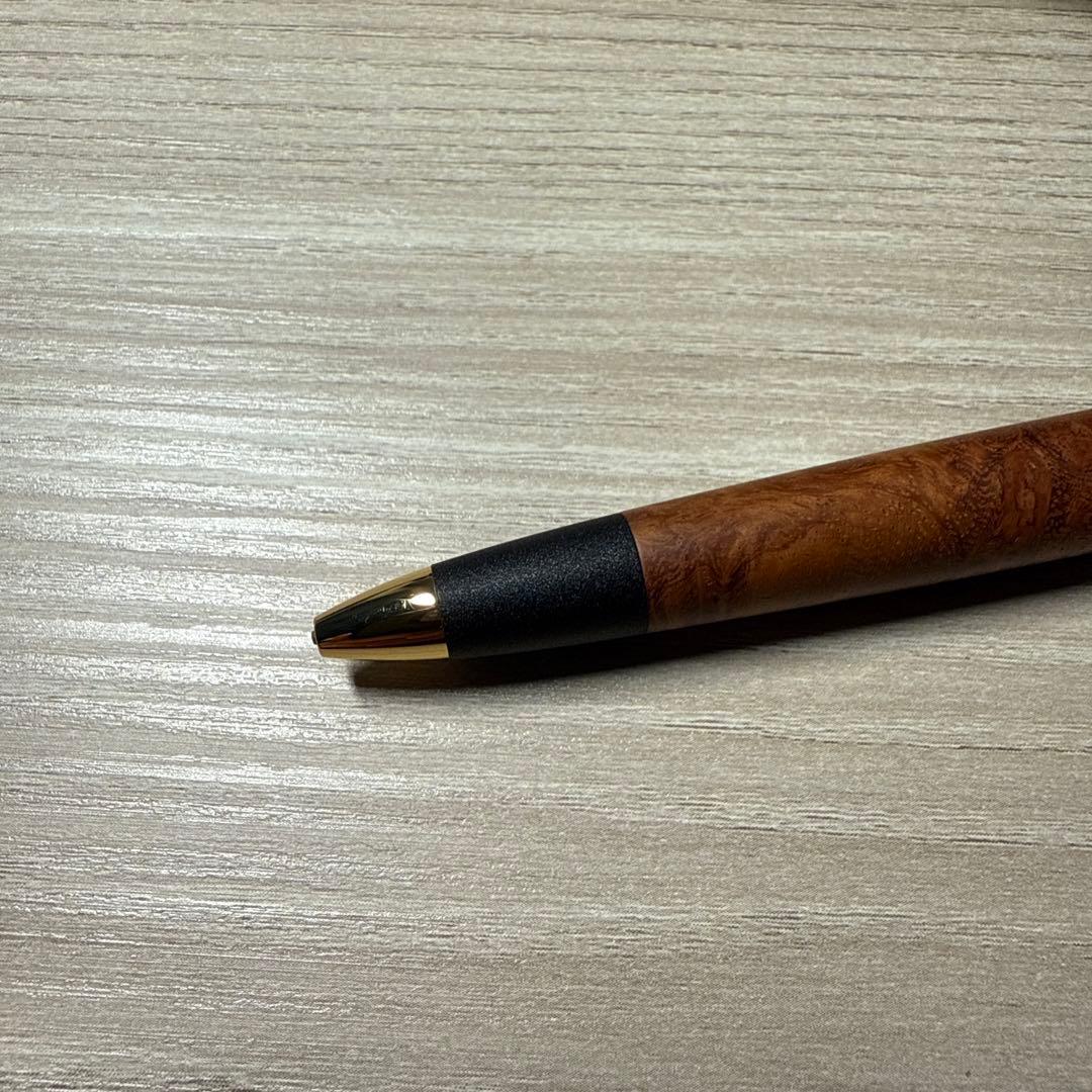 ボナンペン　真鍮金具　本花梨瘤