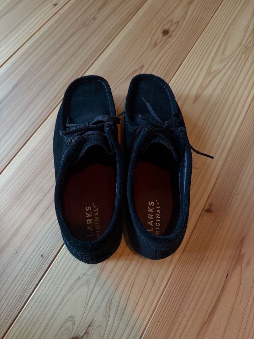 Clarks ワラビー ゴアテックス 黒 UK7