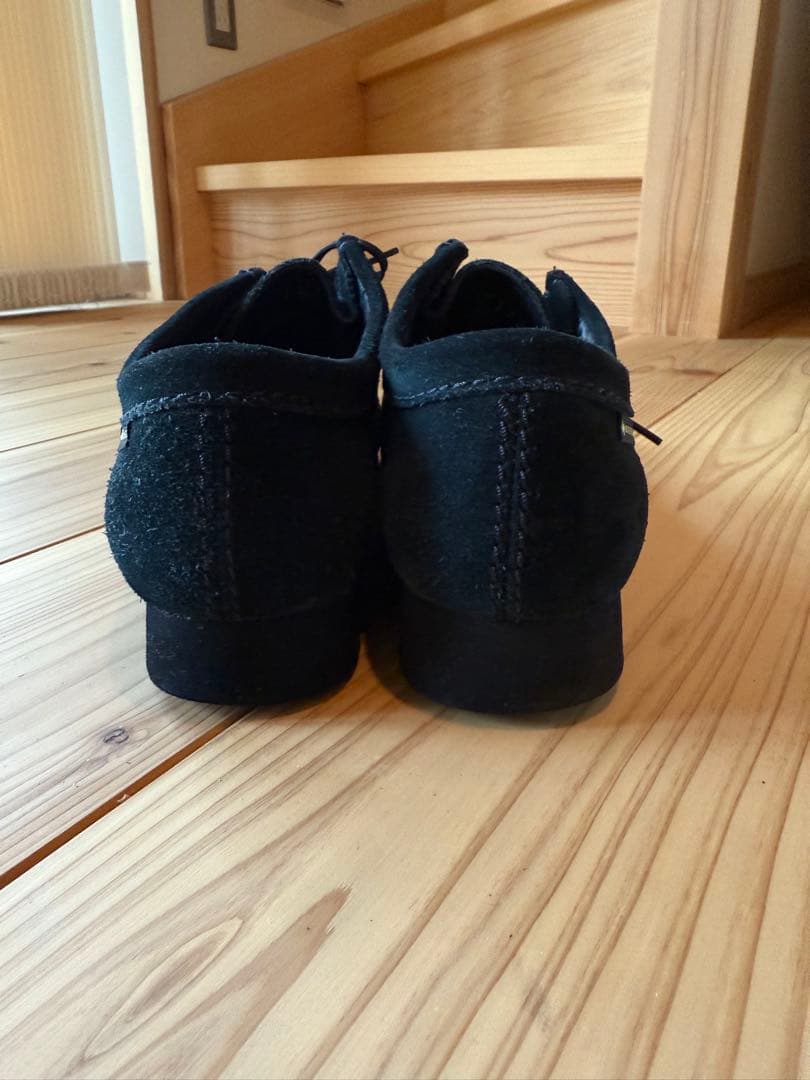 Clarks ワラビー ゴアテックス 黒 UK7