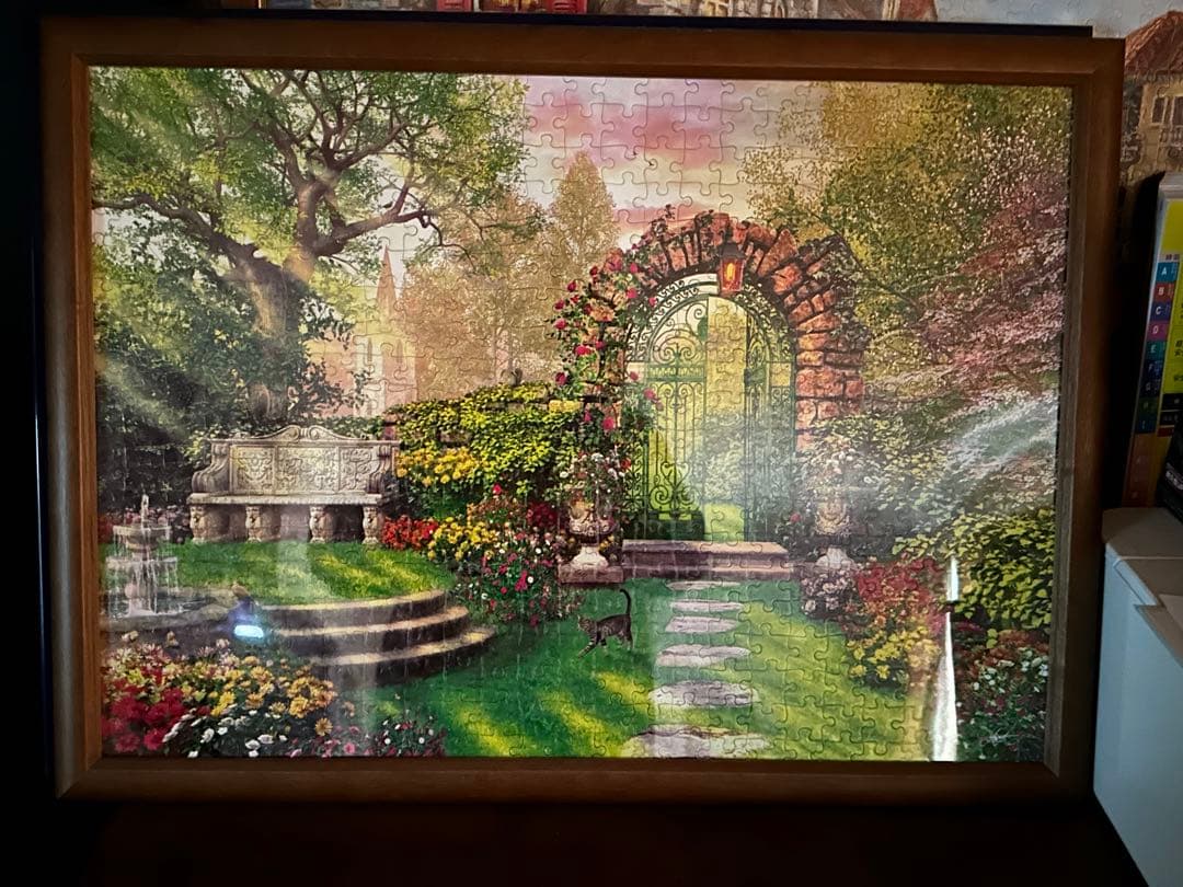 絵パズルの完成品
