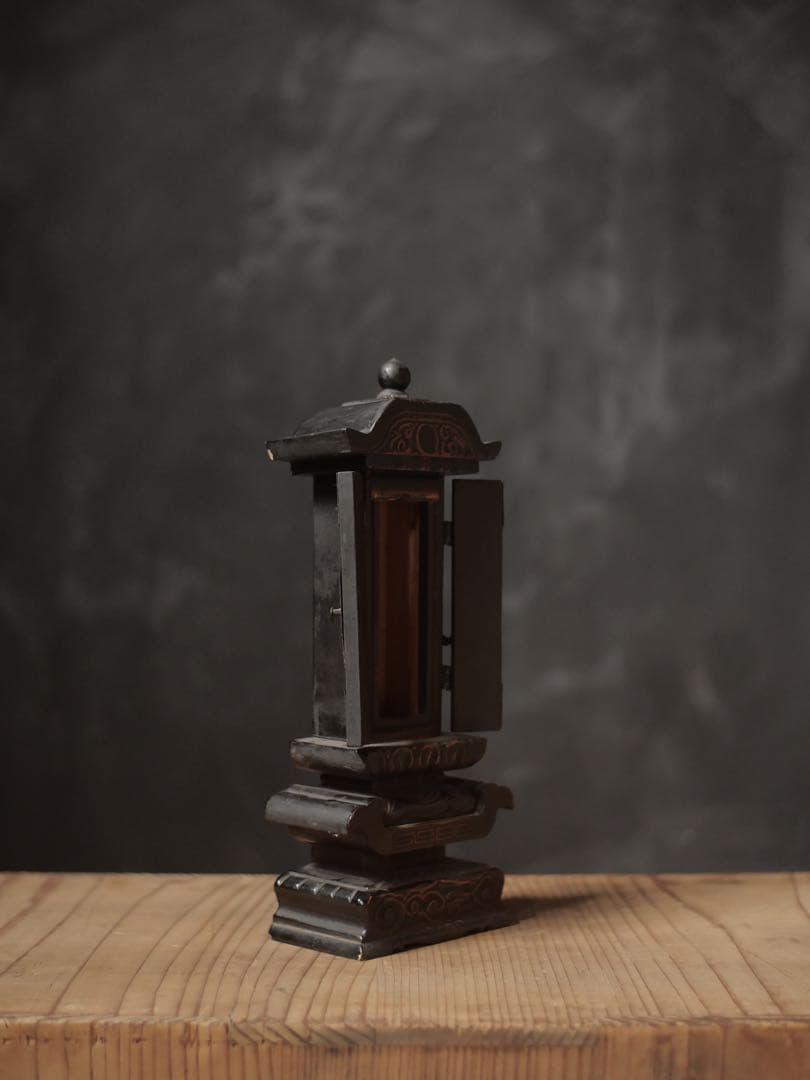 厨子　木製　骨董品　骨董　コレクション　古家具　古道具　アンティーク　昭和レトロ