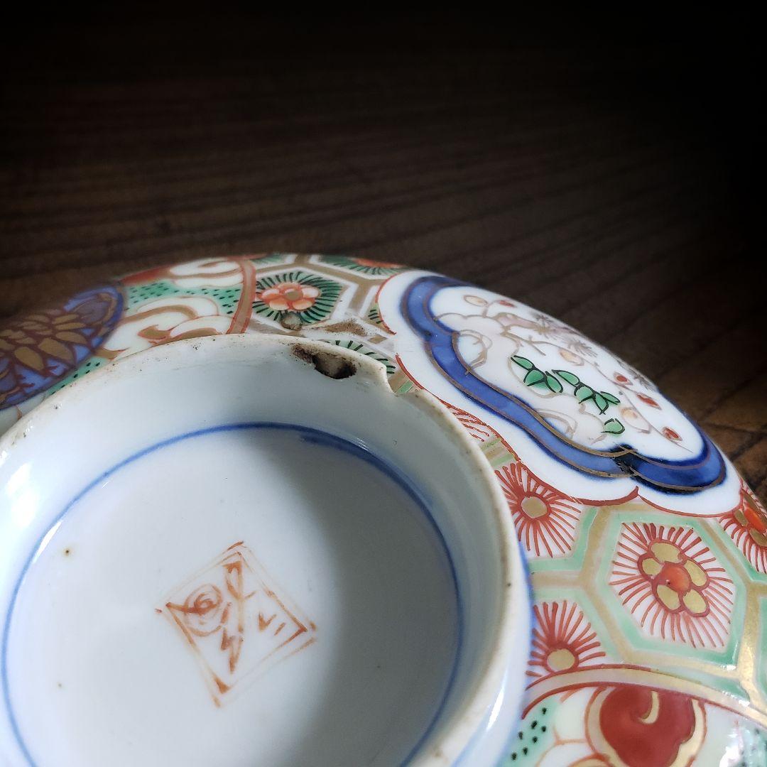 蓋物　蓋茶碗　古伊万里　金襴手　染付　亀甲　舞鶴　鳳凰　松竹梅　角福　ニュウ